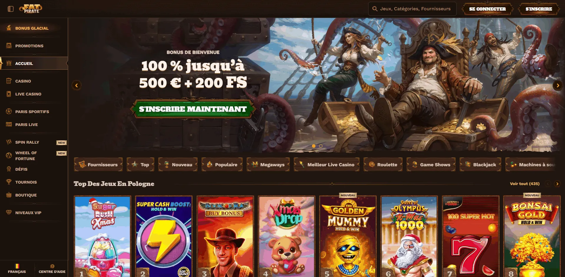 Casino en ligne FatPirate