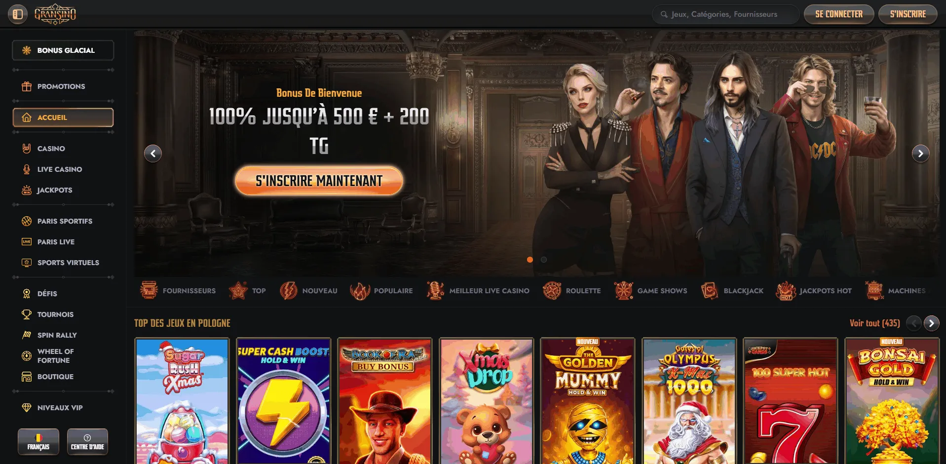 Casino en ligne Gransino